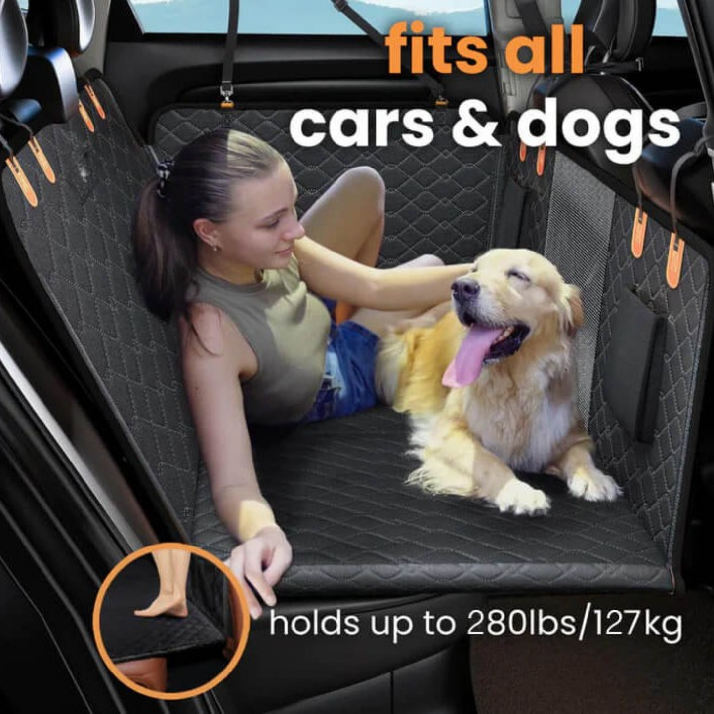 RuffBuddy™ – Hard-Bottom Car Seat Protector