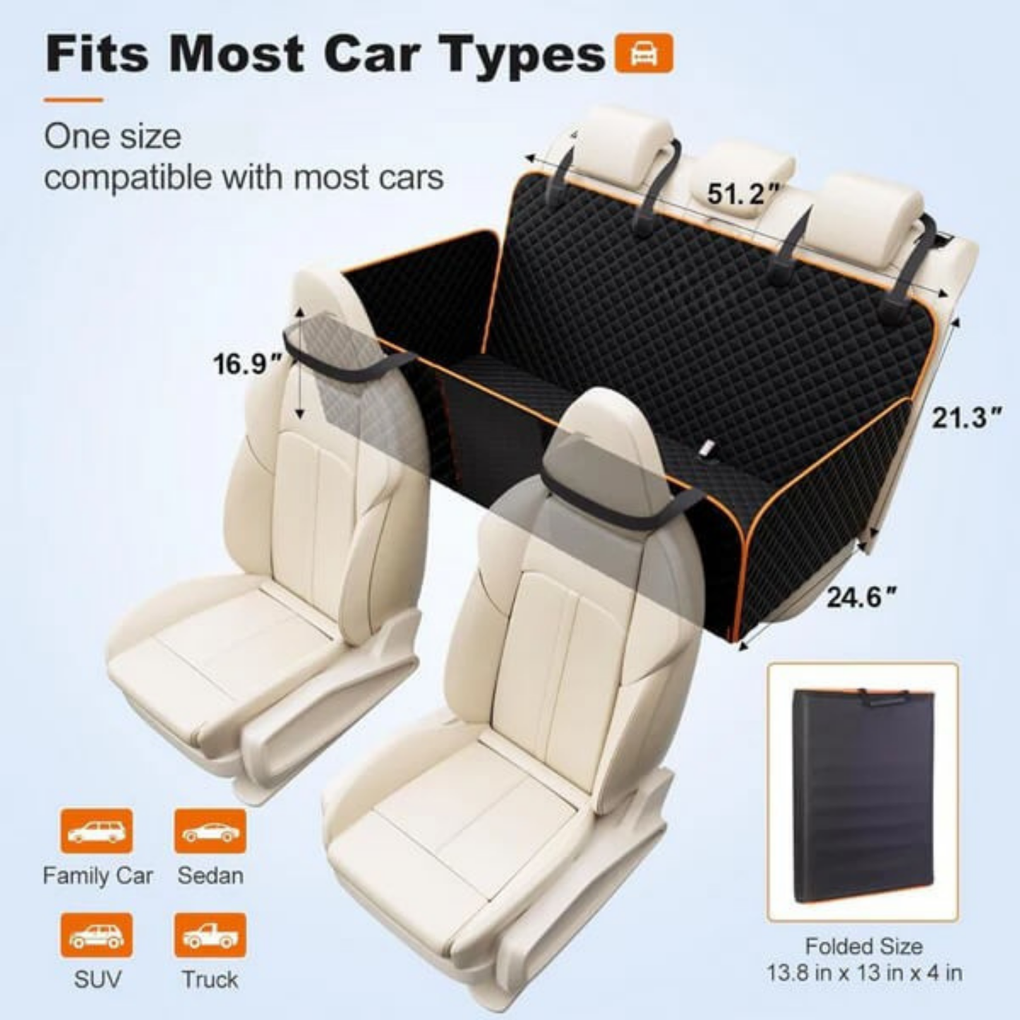 RuffBuddy™ – Hard-Bottom Car Seat Protector